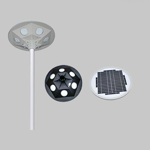 All in one Integrated Solar Garden light 30W