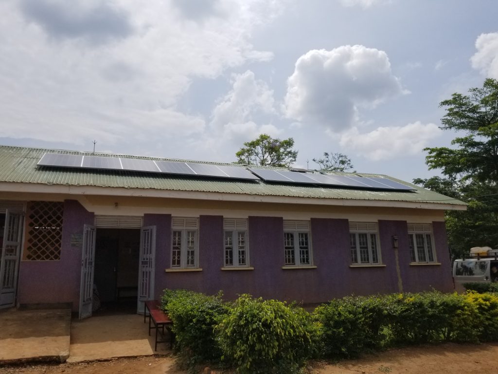 Installation of a 9.6KWP solar power PV system at Juru Health Centre iii in Isingiro District (Nakivale Refugee Settlement)