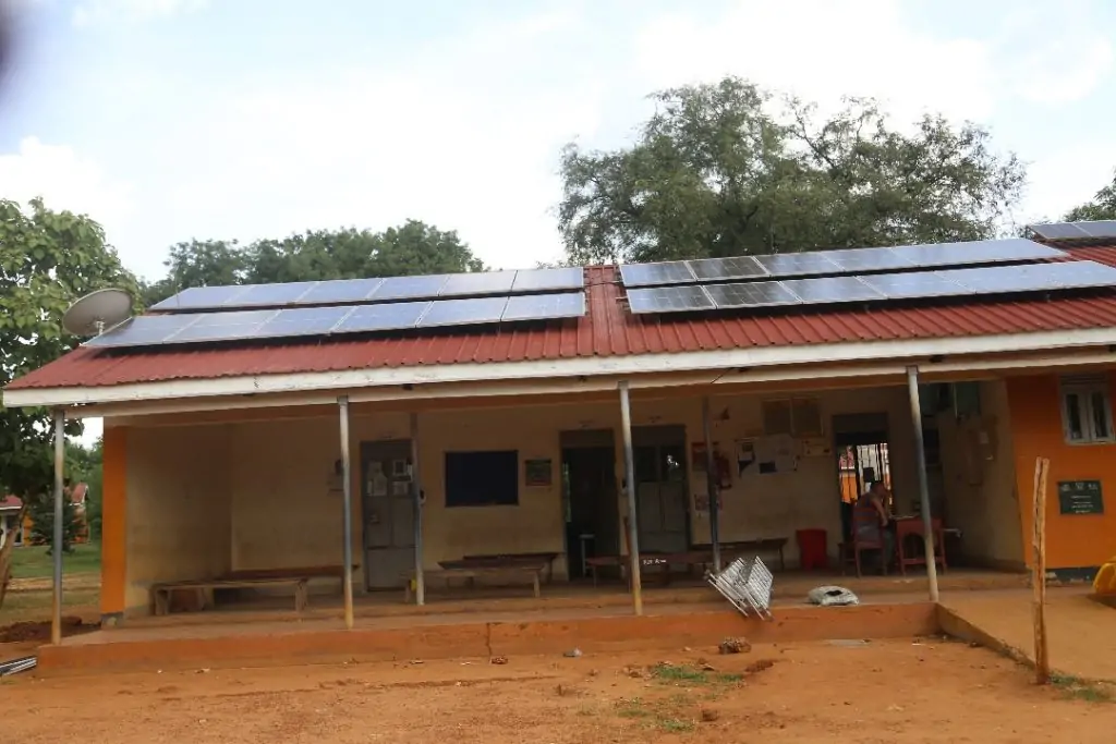 Installation of a 7.7KWP solar power PV system at Nyumanzi Health Centre iii in Adjumani District